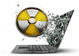 Laptop Emitting Radiation