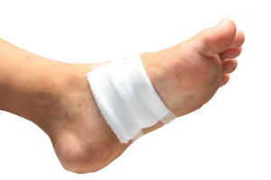 Bandaged foot
