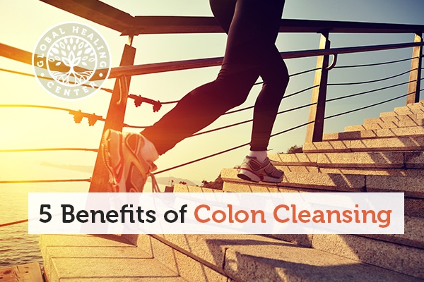 A person is running. Benefits of colon cleaning include increased concentration and energy.