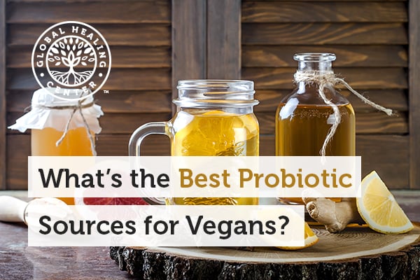 Fermented vegetables are one of the best probiotic sources for vegans.
