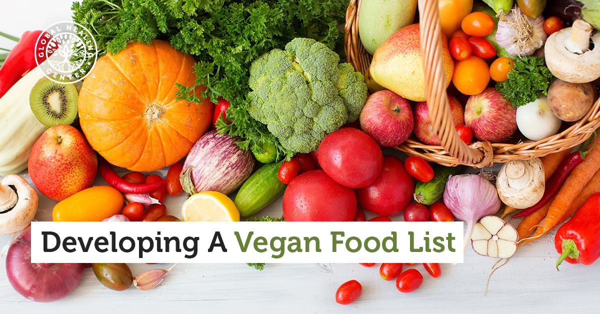 Developing a Vegan Food List