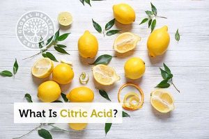 Citric acid can be found in lemons.