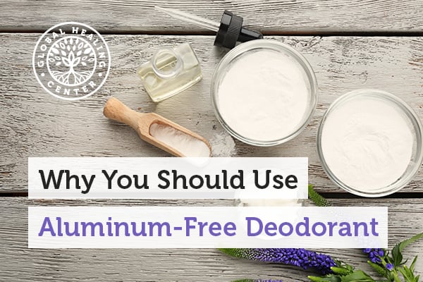 Aluminum free deodorant doesn't contain harsh chemicals that can be harmful to the body.