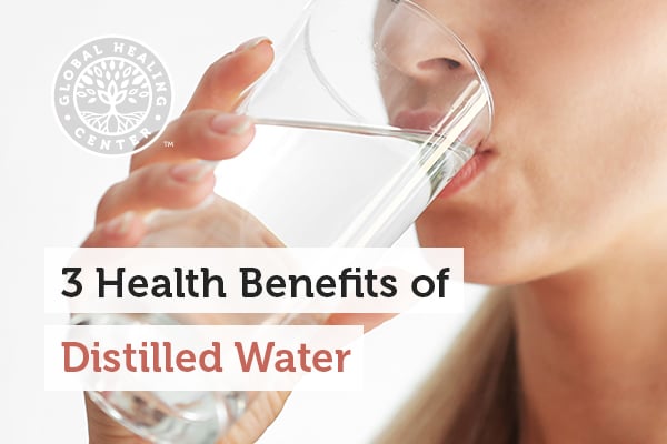 Elimination of chemicals is one of the health benefits of distilled water.