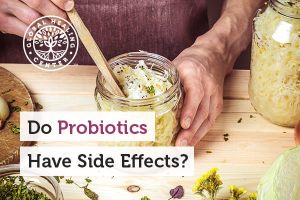 Mild bloating is one of the probiotics side effects.