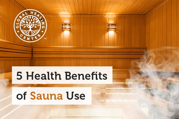 A sauna room. Saunas have many known benefits, from supporting your heart to flushing out fat-soluble chemicals and toxins.
