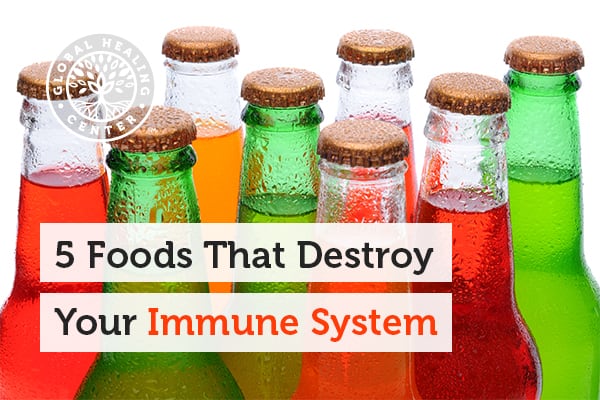 Drinking soda can destroy your immune system.