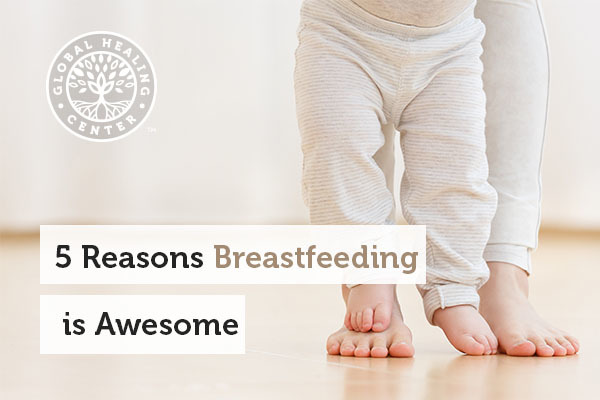 A baby's toe. Breastfeeding help shape the immune system.