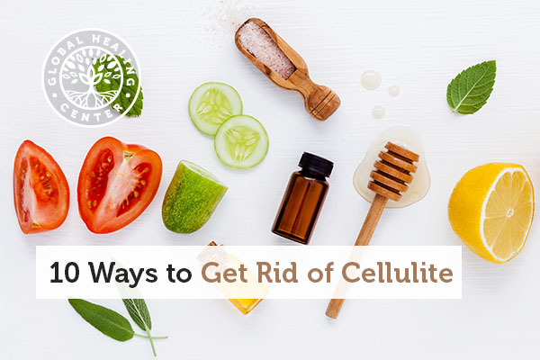 Consuming healthy foods can help get rid of cellulite.