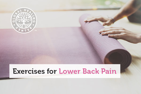 A yoga mat. Did you know yoga is a great exercise to lower back pain?