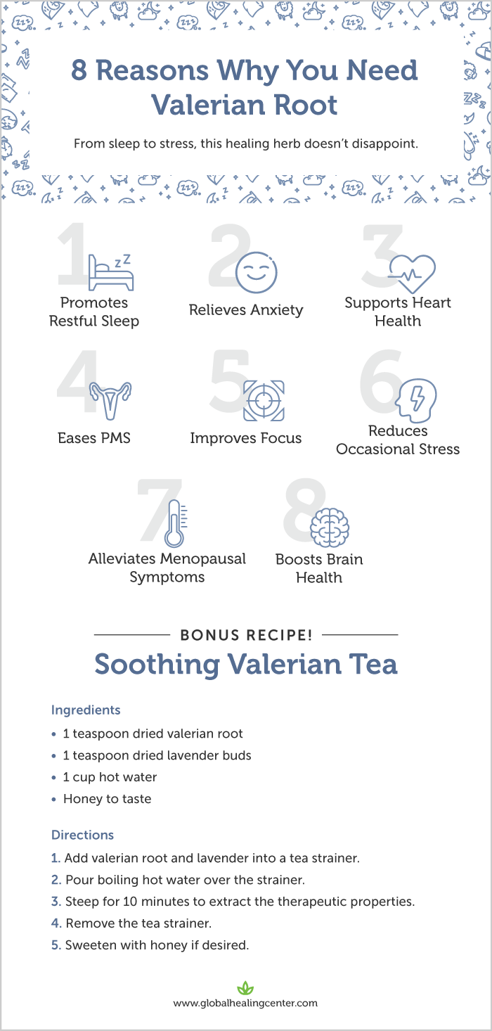 Learn the 8 reasons why you should try valerian root.