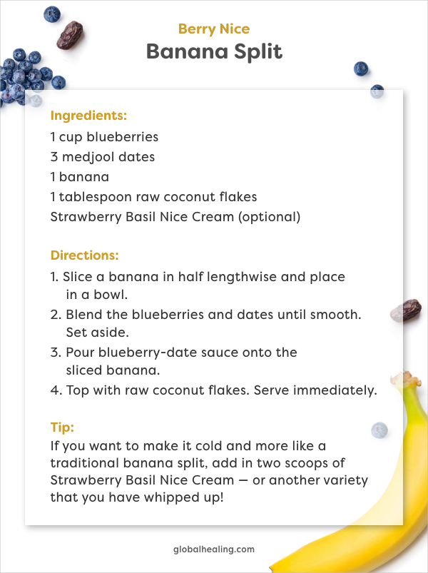 Berry Nice Banana Split Recipe